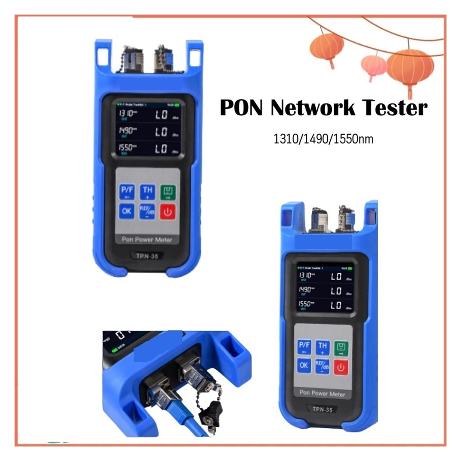 Probador de Fibra óptica, Medidor De Potencia De Fibra Óptica, Probador OTDR, Probador OTDR, SC, UPC, SC, TPN-35, PON, 1310, 1490, 1550nm(SC-A Power Meter)