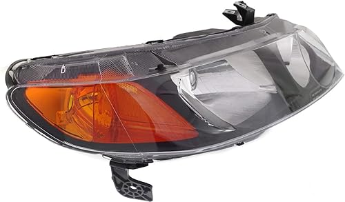 Miniatura 5 de Garage-Pro Faro delantero lateral del conductor y del pasajero para Honda Civic 2006-2008 Sedan halógeno compatible con DX, DX-G, EX, GX, LX, MUGEN