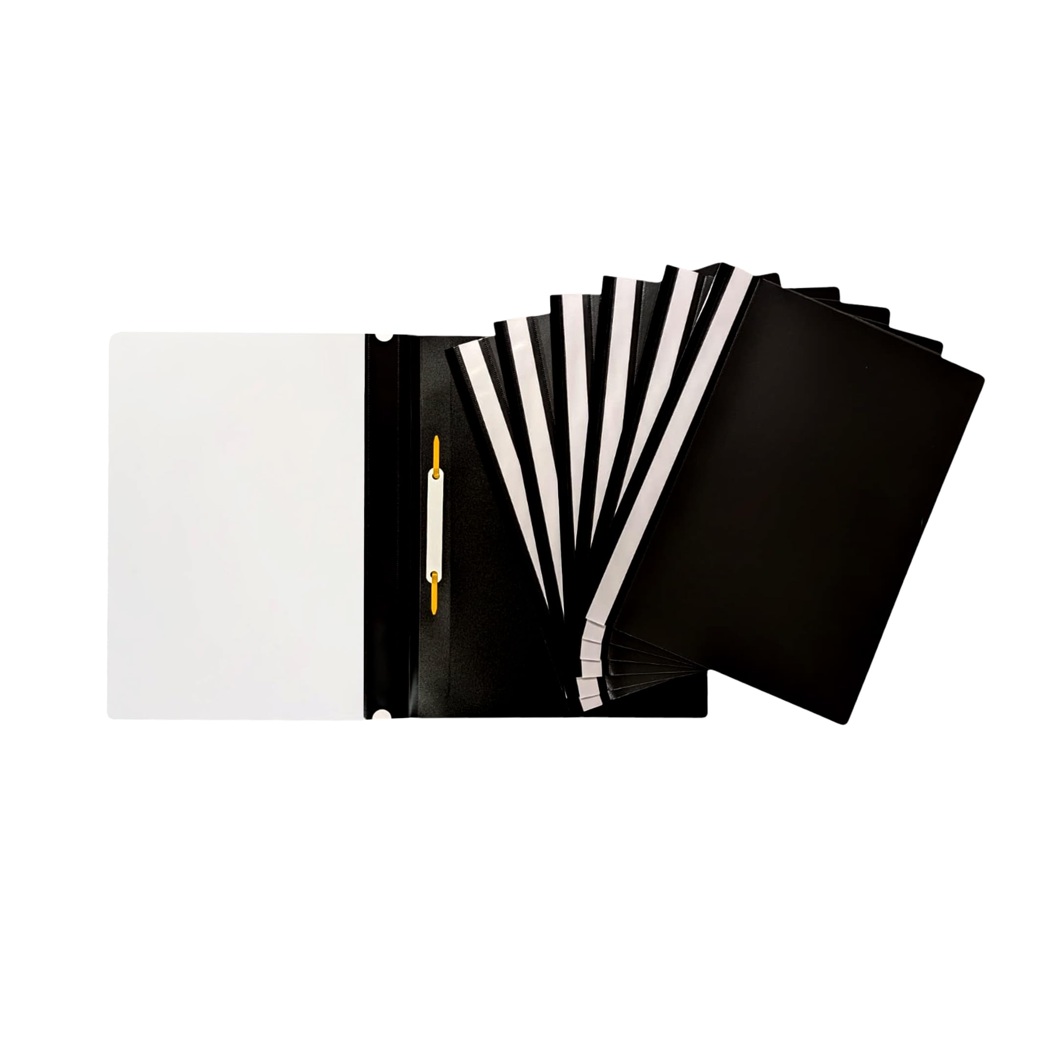 Pack of 60 Black A4 Project Folders by Janrax