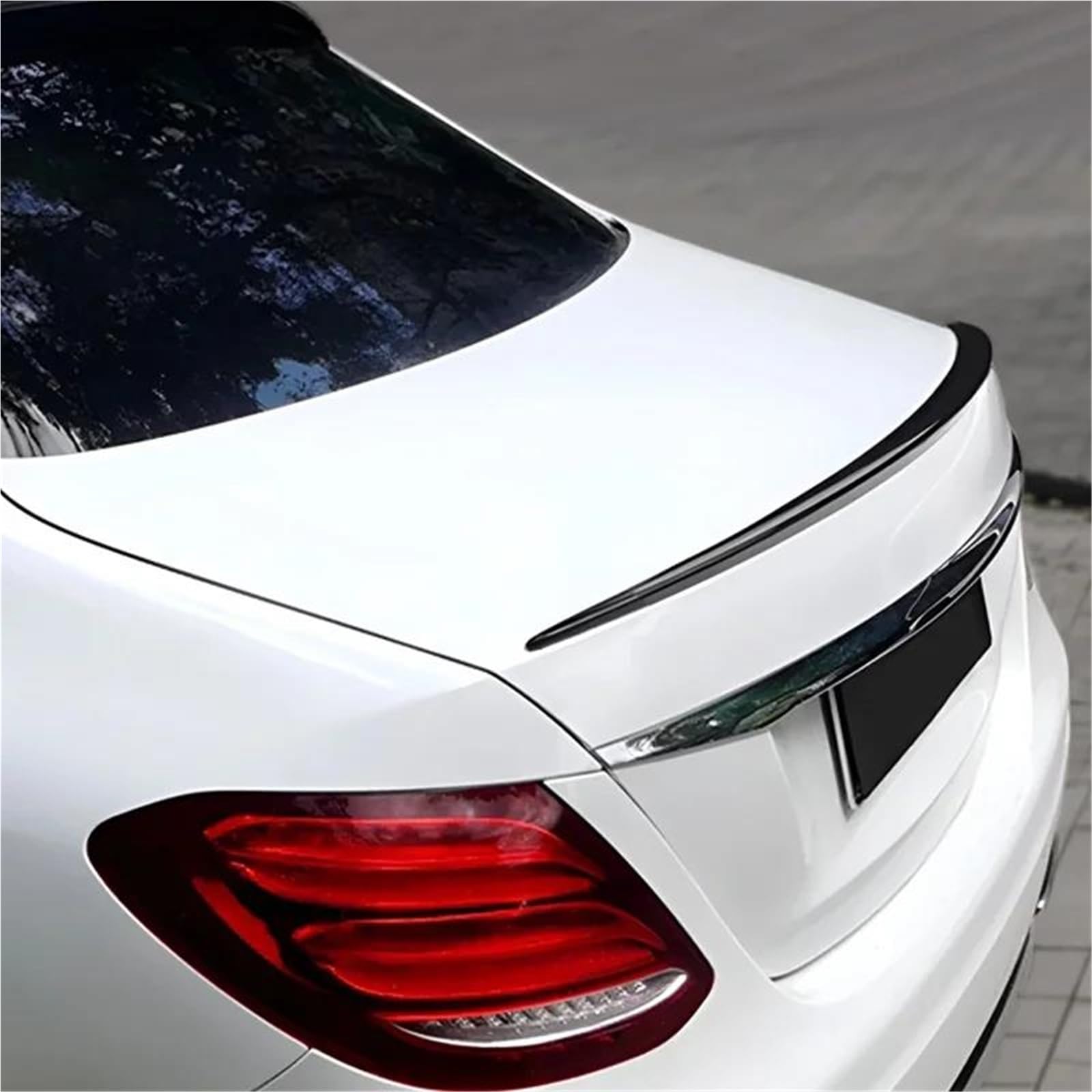 Spoiler Posteriore Per Mercedes Per Benz W213 E250 E634D 2016+ Classe E Auto Ala Posteriore Tronco Coda Spoiler Labbro Gomma Nera Plastica Morbida Spoiler Bagagliaio
