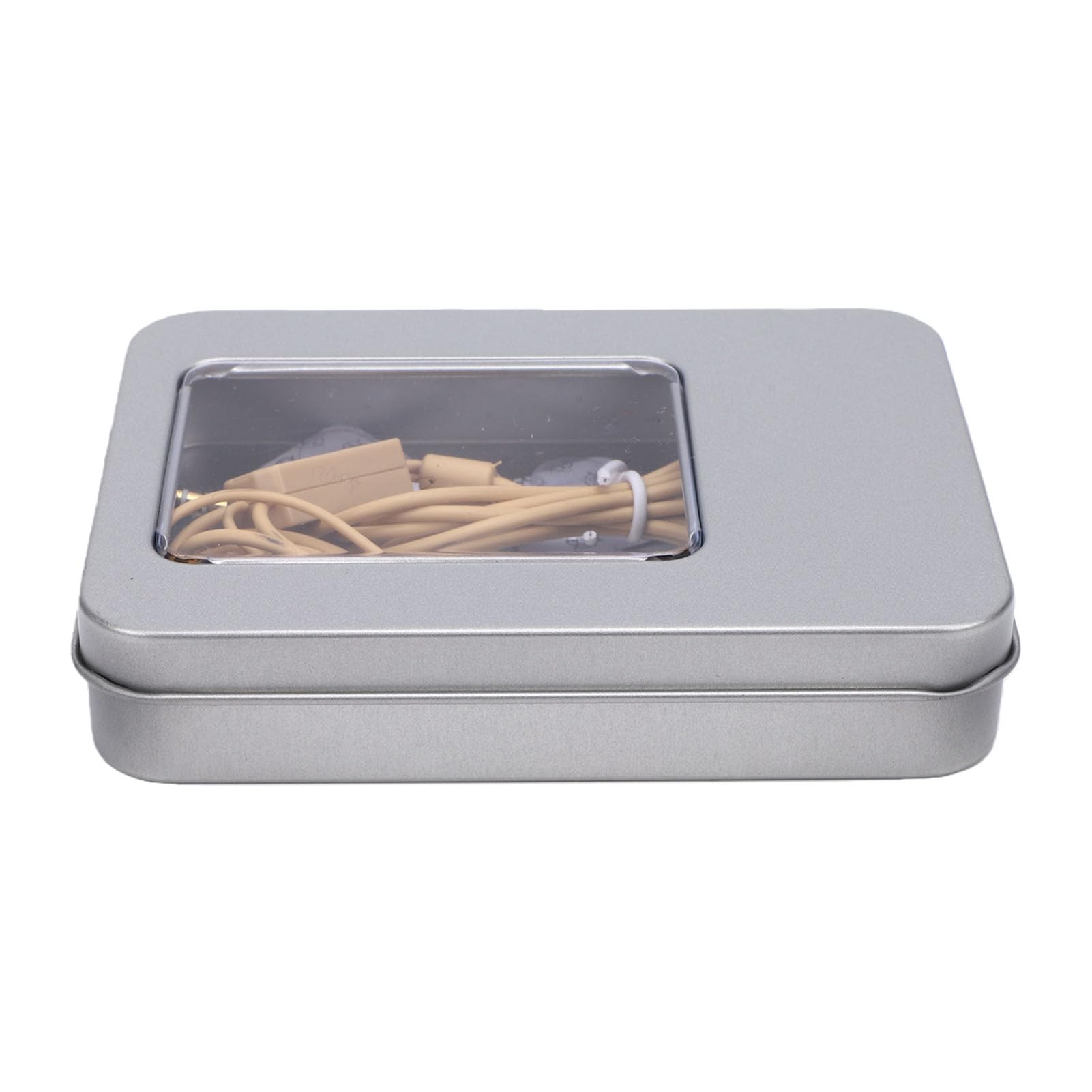 Luqeeg Auricolare Nascosto 108B, Auricolare Wireless con Laccio da Collo, Batteria a Lunga Durata, Colore della Pelle Leggero, Ideale per la Sicurezza