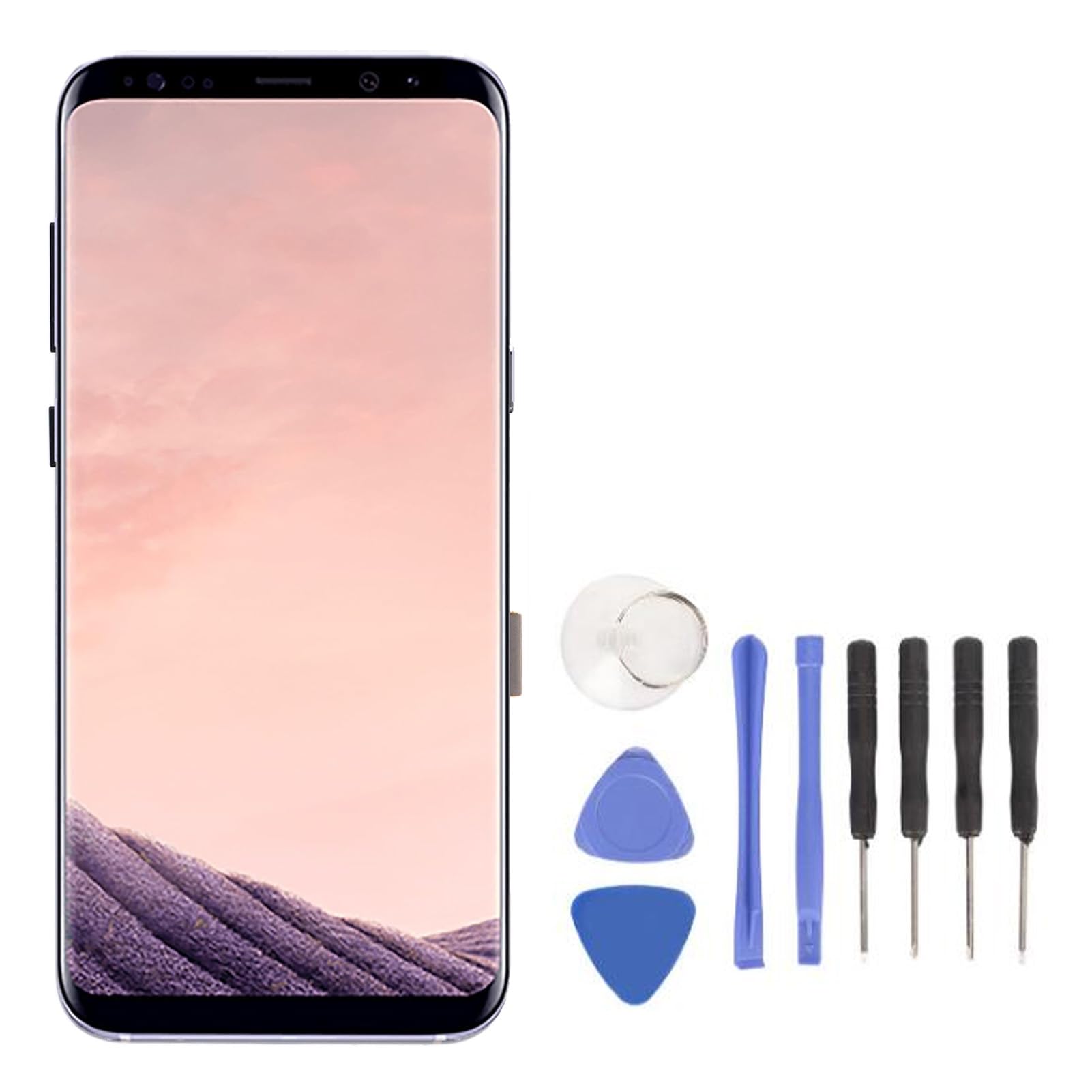 LICAEVEY 6.2 Cala Wymiana Ekranu dla S8 Plus G955U G955F G955A z ramką