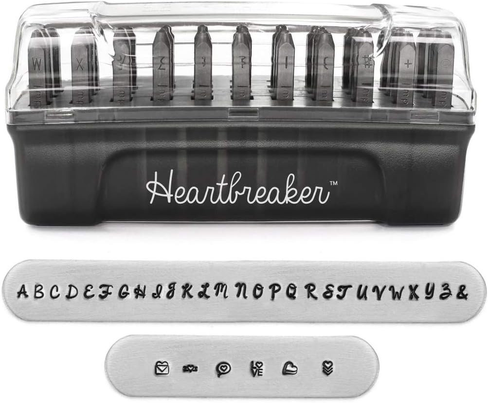 ImpressArt - Fauna Metal Number Stamps (6mm), Rated for Soft & Hard Metals, Professional Quality Stamps for Hand Stamping and Jewelry Making
