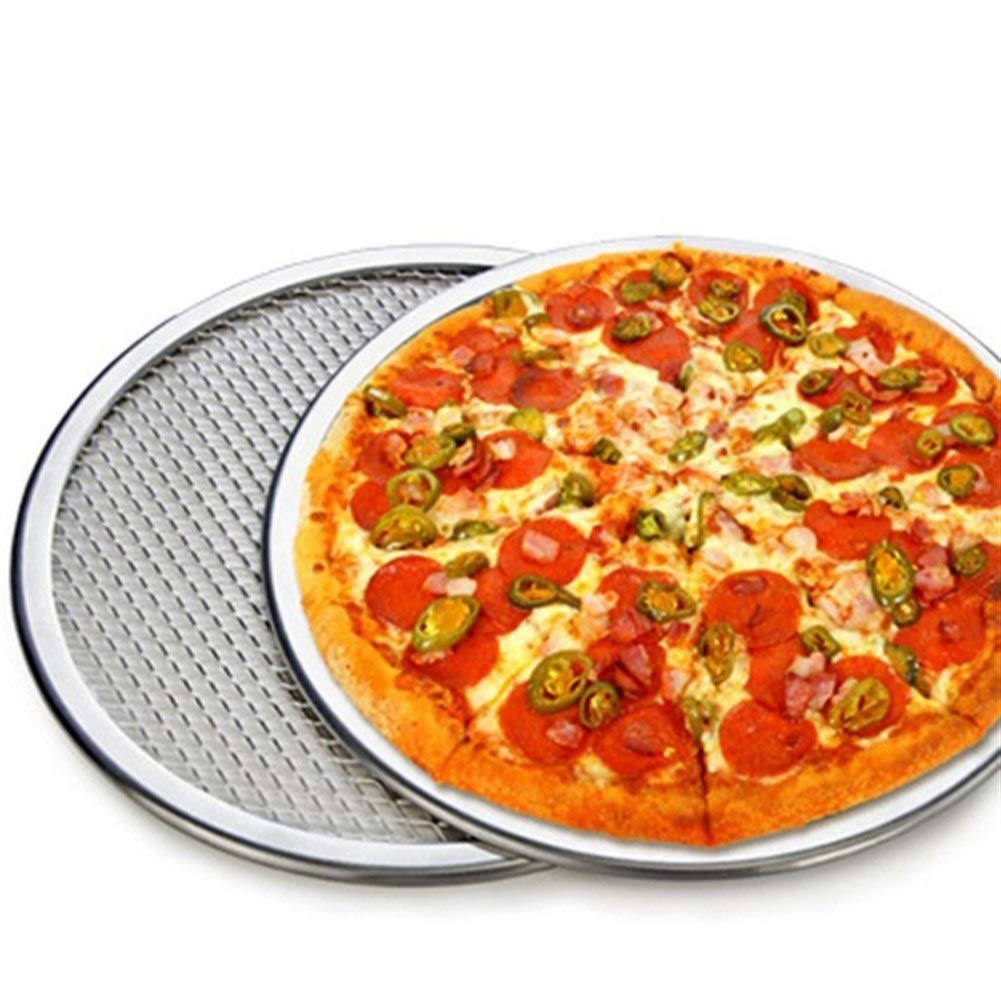 Anxi 10 11 Inch Pizza Pan Aluminum Thicken Desertcart INDIA