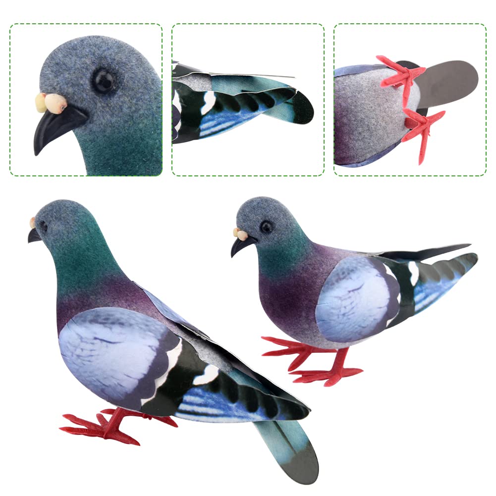 Artificial Simulated Foam Birds, Simulation Foam Pigeon Model - Image 2