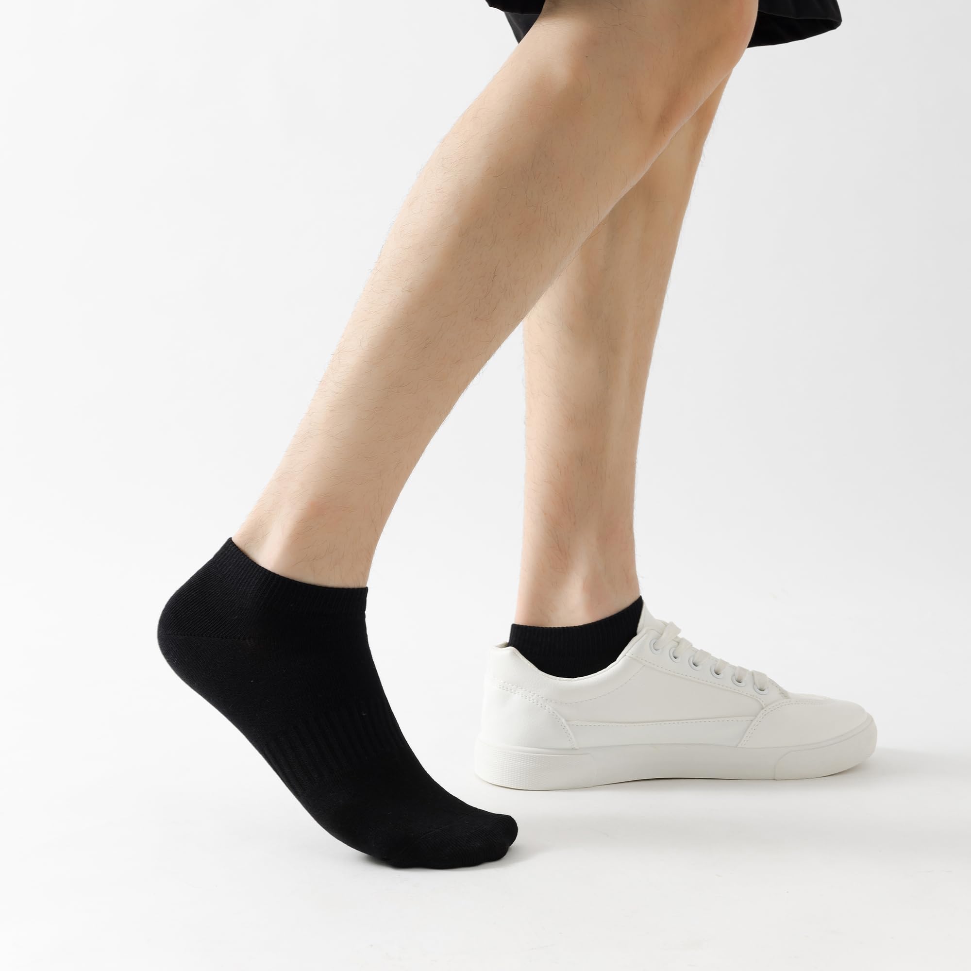 LBJR 12 Paires Sport Respirant Socquettes Chaussettes Basses Homme Femme Coton Courtes Chaussettes