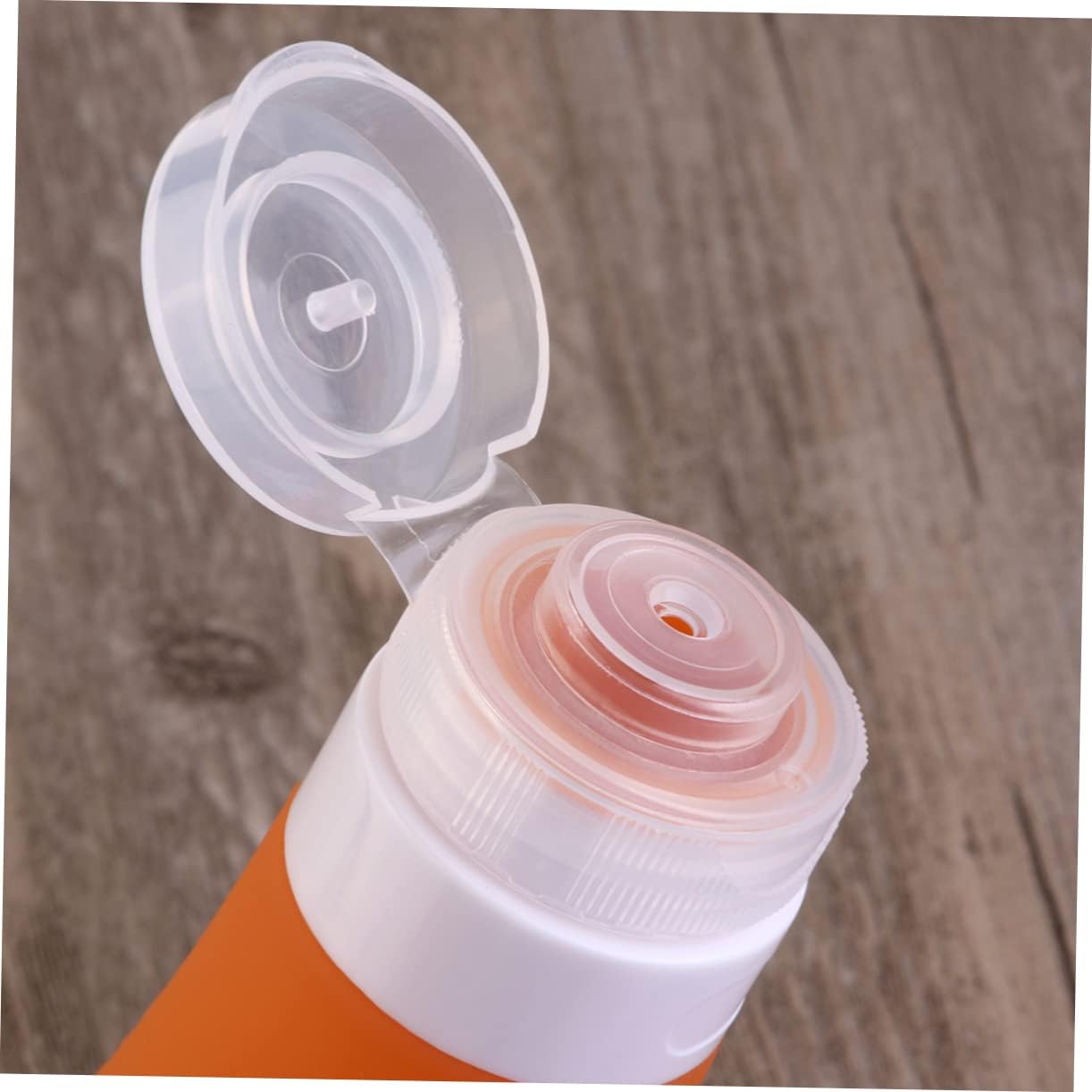 3Pcs 90ml Silicone Travel Squeeze Bottles for Shampoo and Cleaner image 3