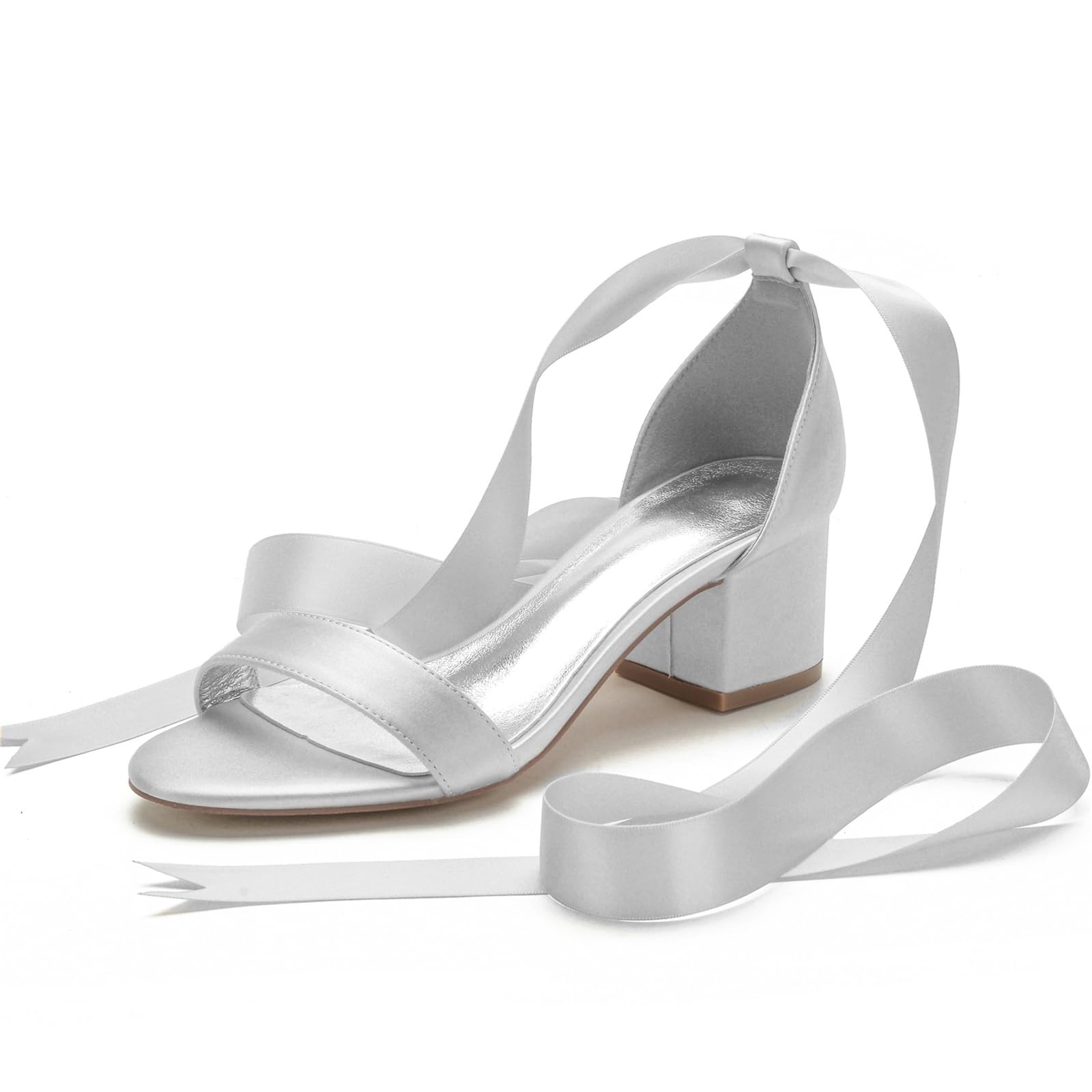 Damen Komfort Hochzeit Sandalen Niedriger Absatz Abendschuhe