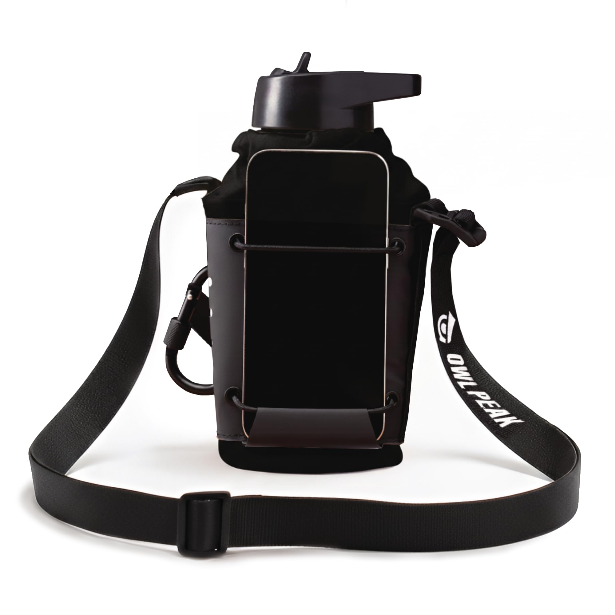 Sac magnétique pour Gourde – Supporte 3 kg sur Rack de Musculation – Range téléphone, clés & Carte – Sacoche bandoulière Sport & Voyage Unisexe – Accessoire Fitness Intelligent