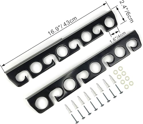 Miniatura 5 de Homydom Caña de pescarposte de techoestante de almacenamiento de pared