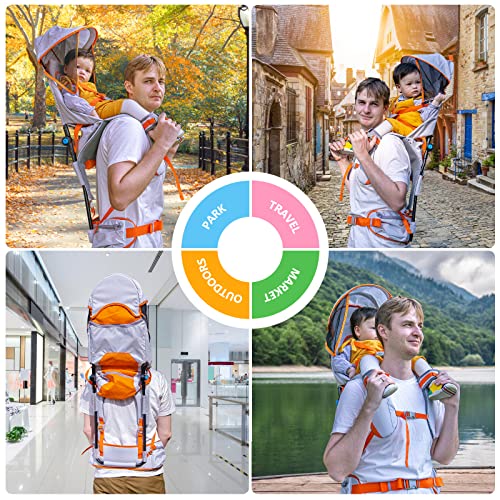image for Kidpprod Baby Shoulder Carrier Baby Hiking Backpack Carrier with Rain 