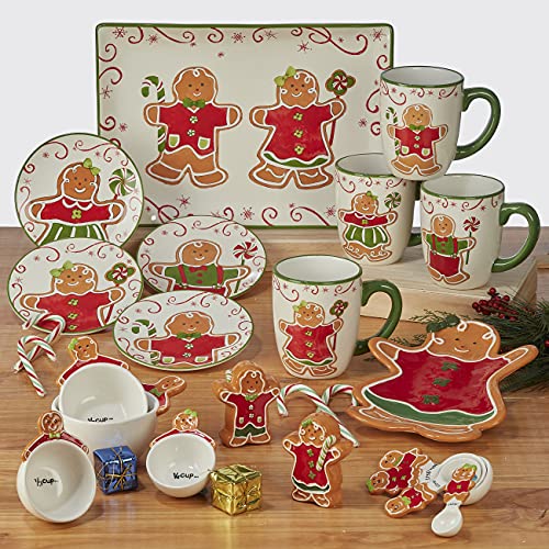 Pot à biscuits pain d'épices 3D anti-humidité Holiday Magic 2041g
