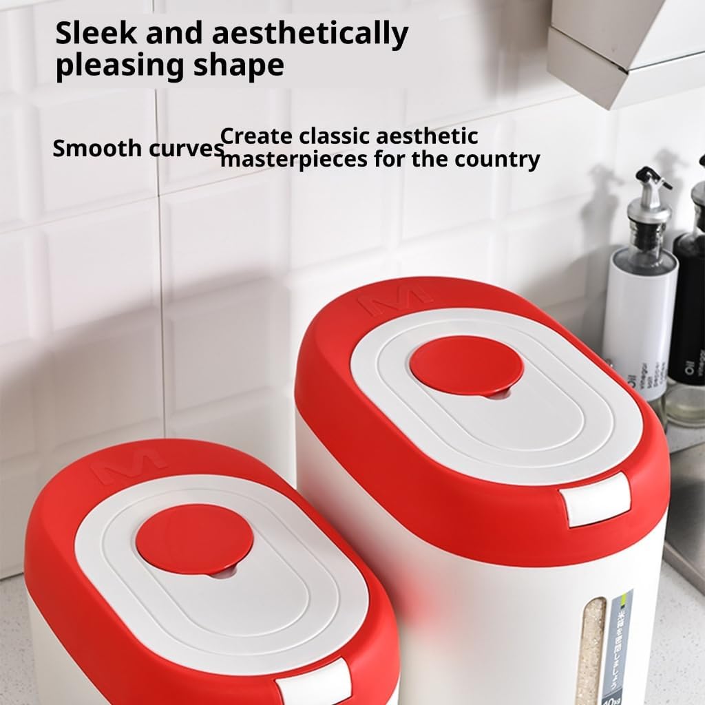 Convenient Pantries Organizers with Airtight Seal Technology and Easy Access Design Sealed Rice Storage Box for Dry Goods