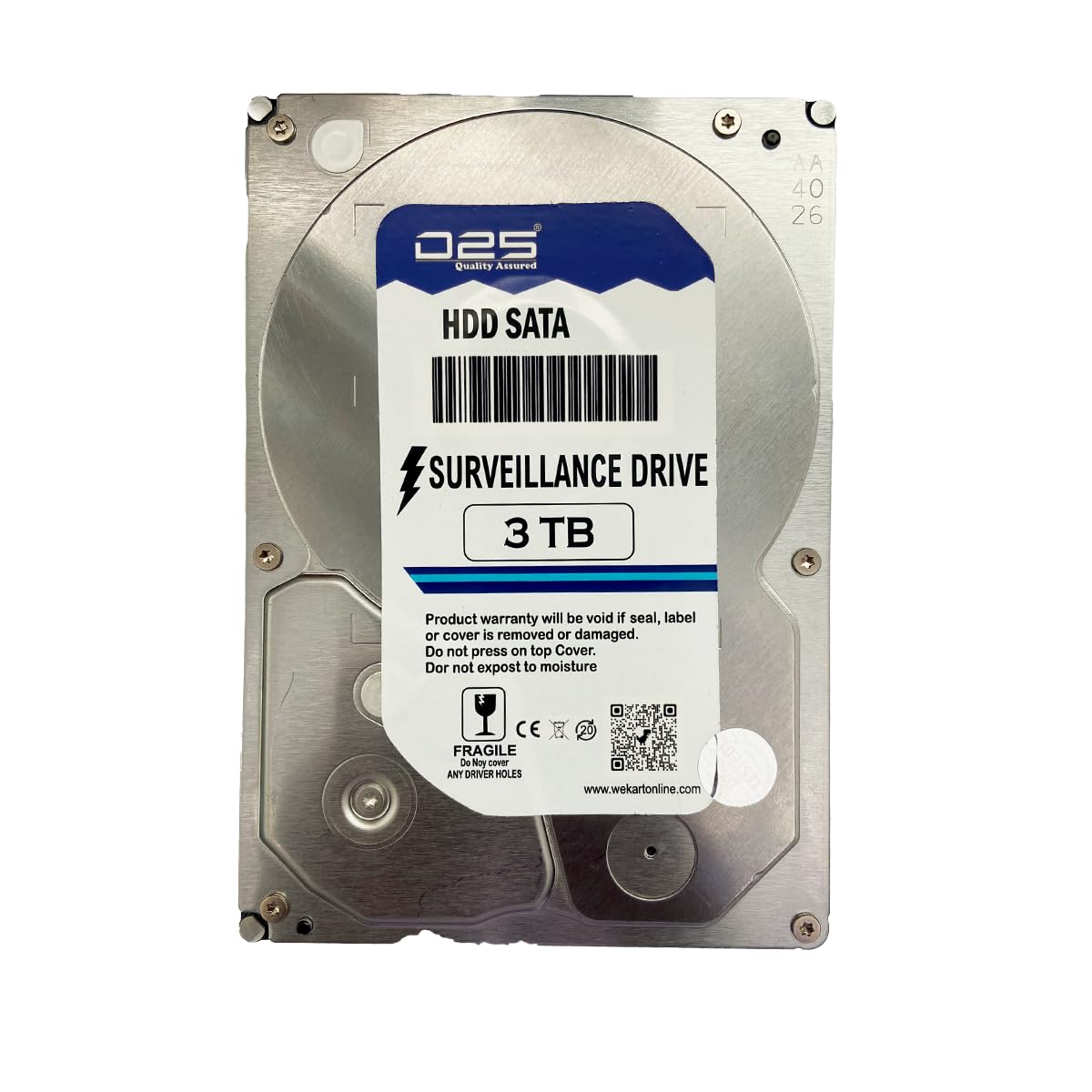 Amazon.in: Buy D25 Video 3TB SATA_6_0_GB Hard Disk for 4 Channel
