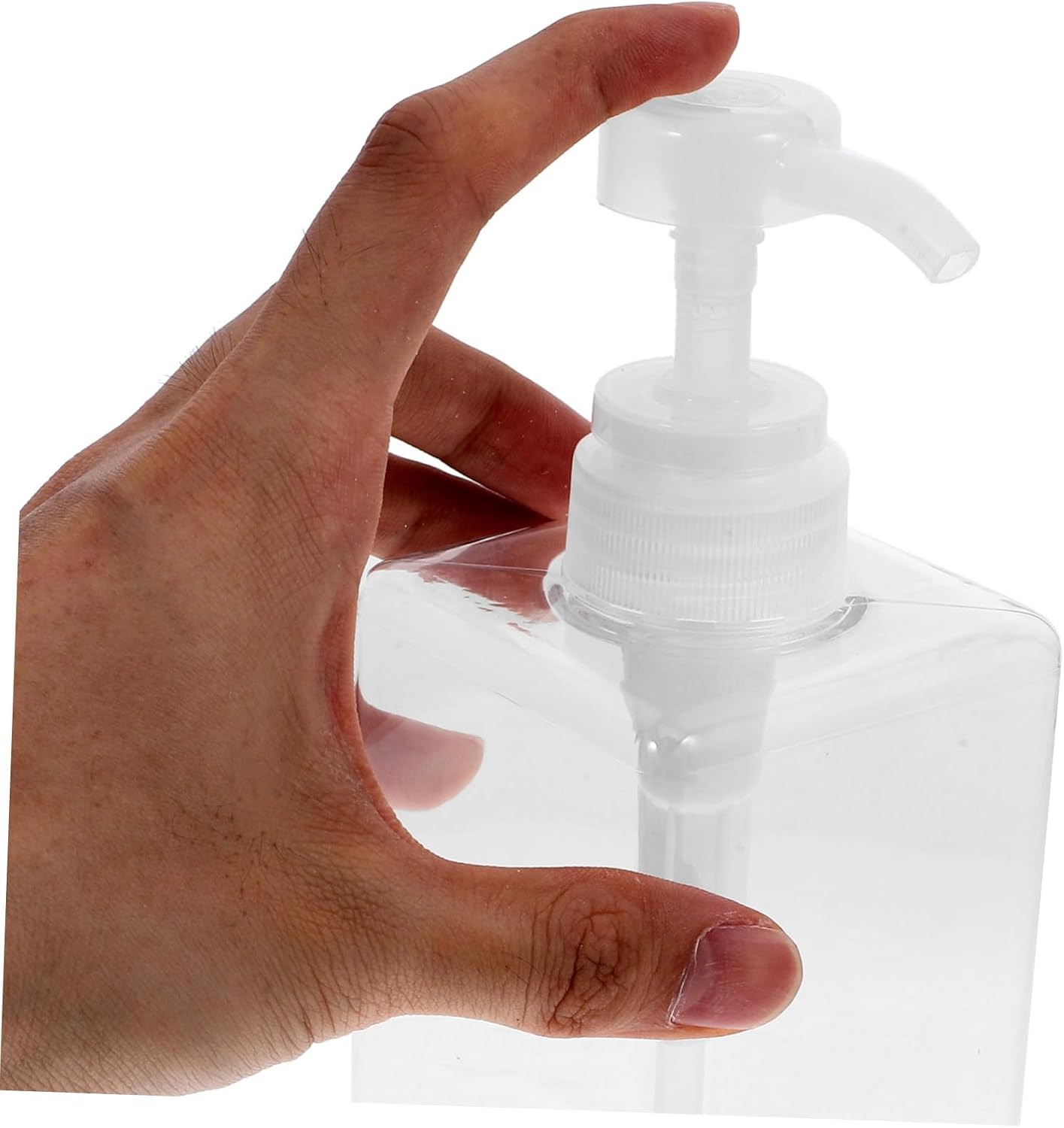 VALICLUD 3pcs Travel Pump Dispenser Set Press Type Empty Soap and Lotion Bottles for Shampoo Conditioner Wash Containers image 5