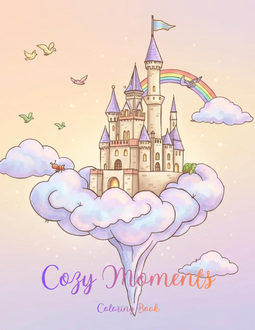 Cozy Moments Coloring Book: Cute Animals and Relaxing Scenes for Stress Relief and Creative Fun for Kids and Adults