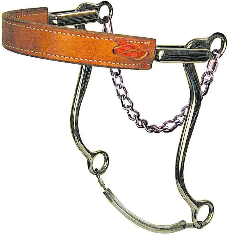 Reinsman 951 Mechanical Hackamore with Flat Leather Nose; Stage C