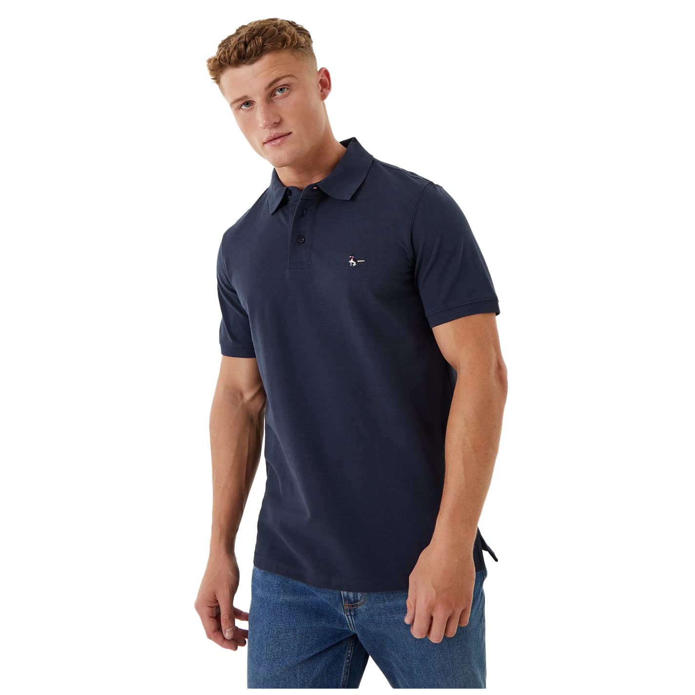 Jack Wills Mens Aldgrove Classic Polo Shirt Navy XL