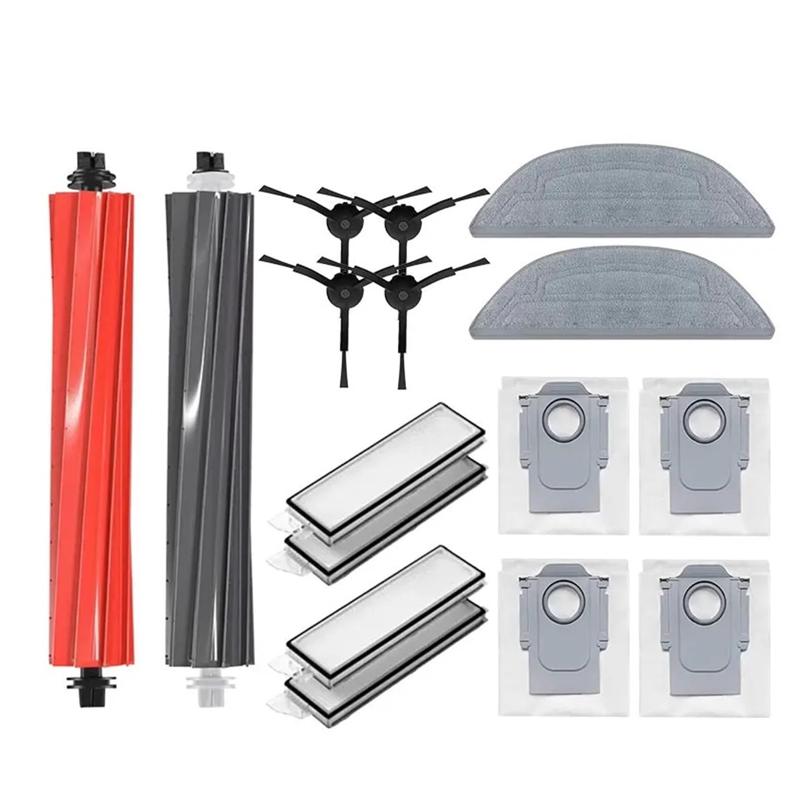 PORRSYDCD Compatible With Roborock S8 MaxV Ultra Accessories Robot Vacuum Cleaner Main Side Brush Hepa Filter Mop Dust Bags Spare Parts(Lavender)