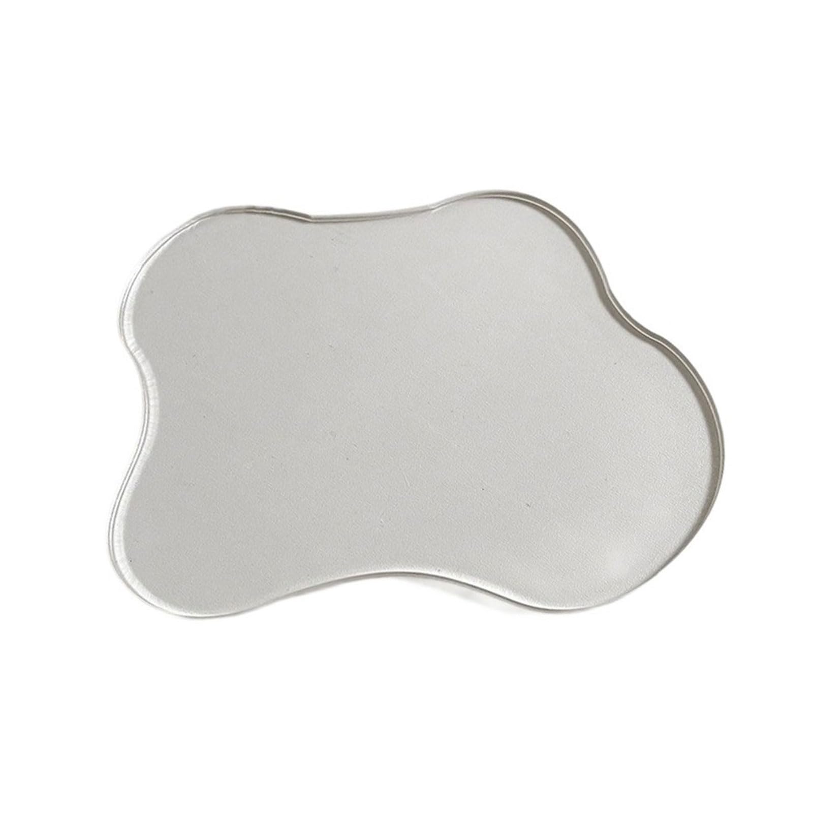 Clear Acrylic Coasters Serving Plate Irregular Shape Cup Mat Tray for Contemporary Dining Table Arrangements Decorative Acrylic Tray