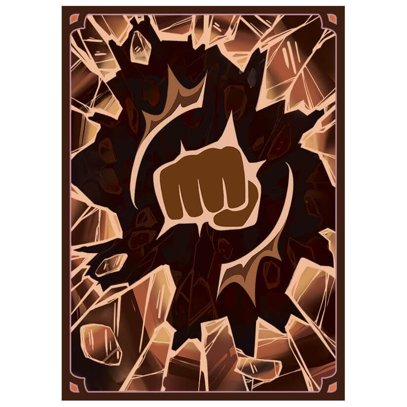 Fantasy North - Martial - Elements Series II - 100 Textured Matte TCG Card Sleeves - Fits Magic MTG Commander Pokemon and Other Card Games - Playing Card Sleeves