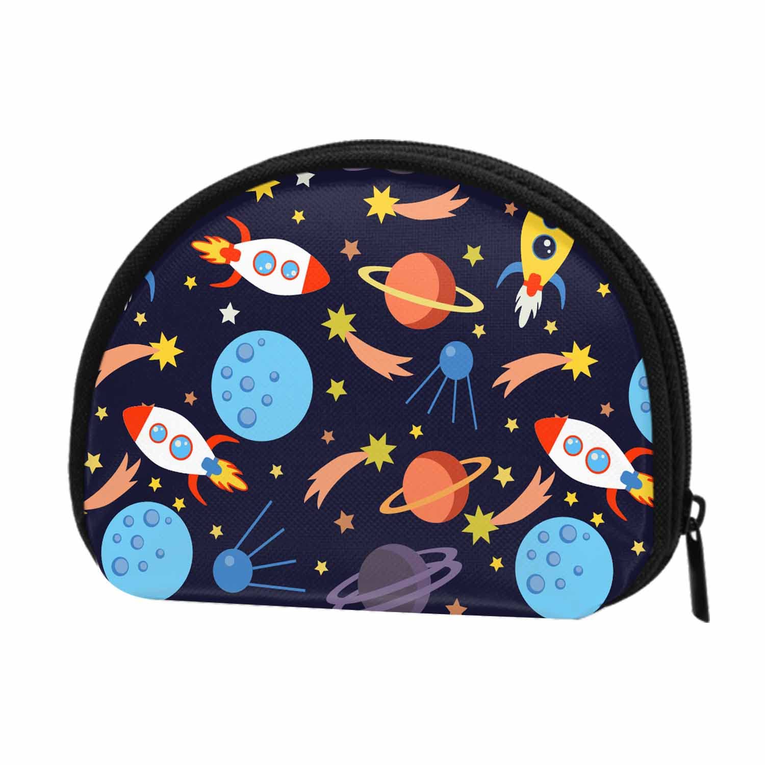 IBILIU Small Coin Purse African Woman Mini Wallet Coin Pouch Change Purse For Women Men Girls, Coinp-003, 4.7 x 3.5 Inch, Art Deco