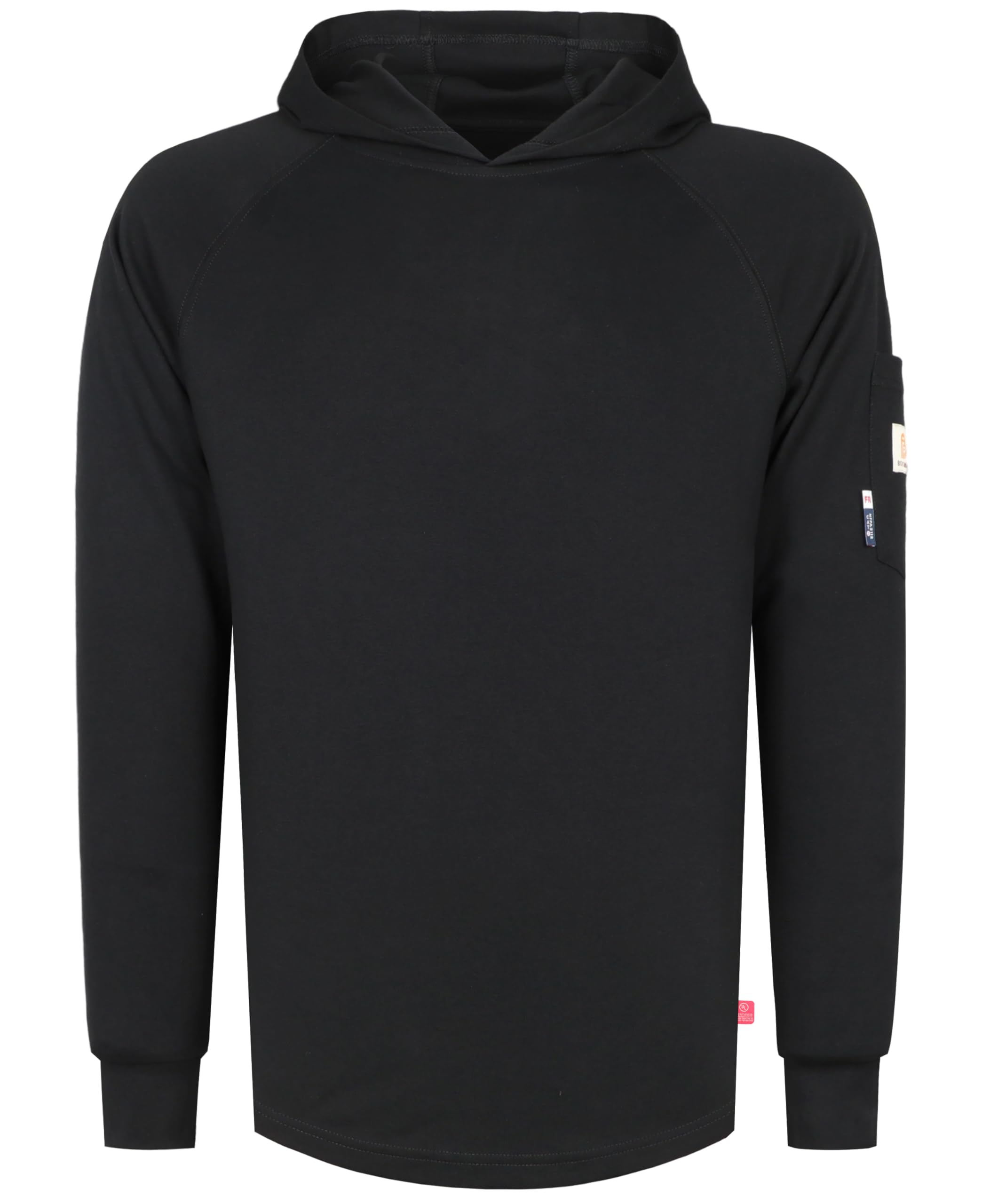 bocomal FR Hooded T Shirts 7.1oz Flame Resistant FR Shirt NFPA2112 CAT2 Fire Retardant Work Hoodies-picture-57