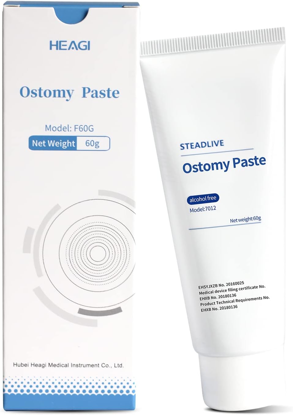 Heagimed Ostomy Paste, AlcoholFree Skin Barrier Paste，Antileak Stomahesive Paste for Reducing