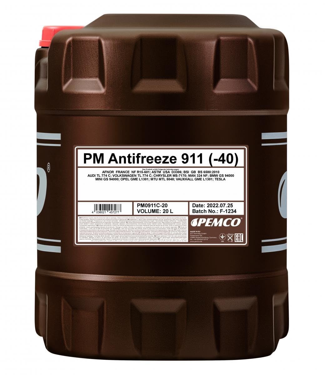 PEMCO PM0911C-20 Anticongelante 20L Azul