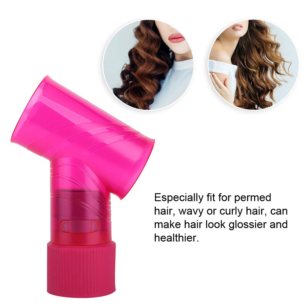 Portable Curly Tube Hair Dryer Tool Diffuser Curling Curler Hair Curler Colorful Diffusers for Hair Dryer Universal Curling Hair Curler for Hairdresser Curling ()