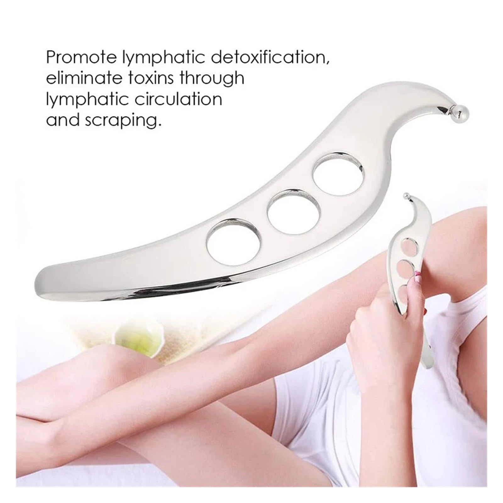 Gua-Sha-Werkzeug aus Edelstahl, manuelles Massage-Schabbrett, Physiotherapie, Schmerzlinderung, myofasziale Freisetzung, Gewebemobilisierung