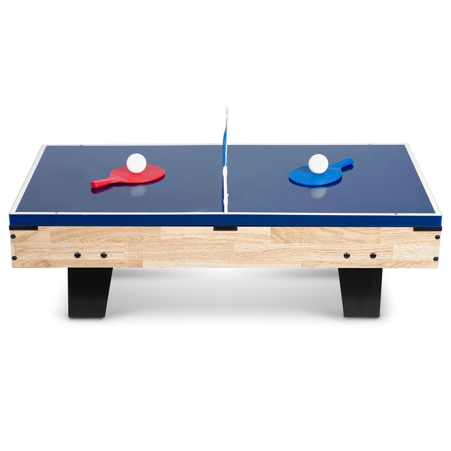 Neo-Sport Table de Jeu 4 en 1, Jeux de Baby-Foot, Hockey sur air, Billard, ping-Pong, 43 x 82 x 32 cm