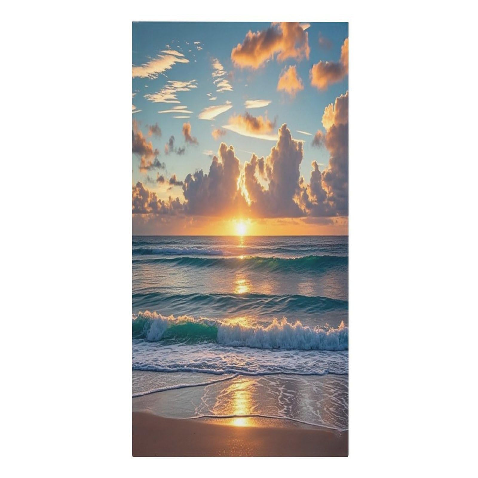 FekiLoot Beach Maui Hawaii Sunset Towels Lightweight Thin Beach Towel Classic Soft Large Pool Towel Highly Absorbent Sand Free Bath Towels Travel Blanket for Vacation Essentials Adult Gift 30" X 61"