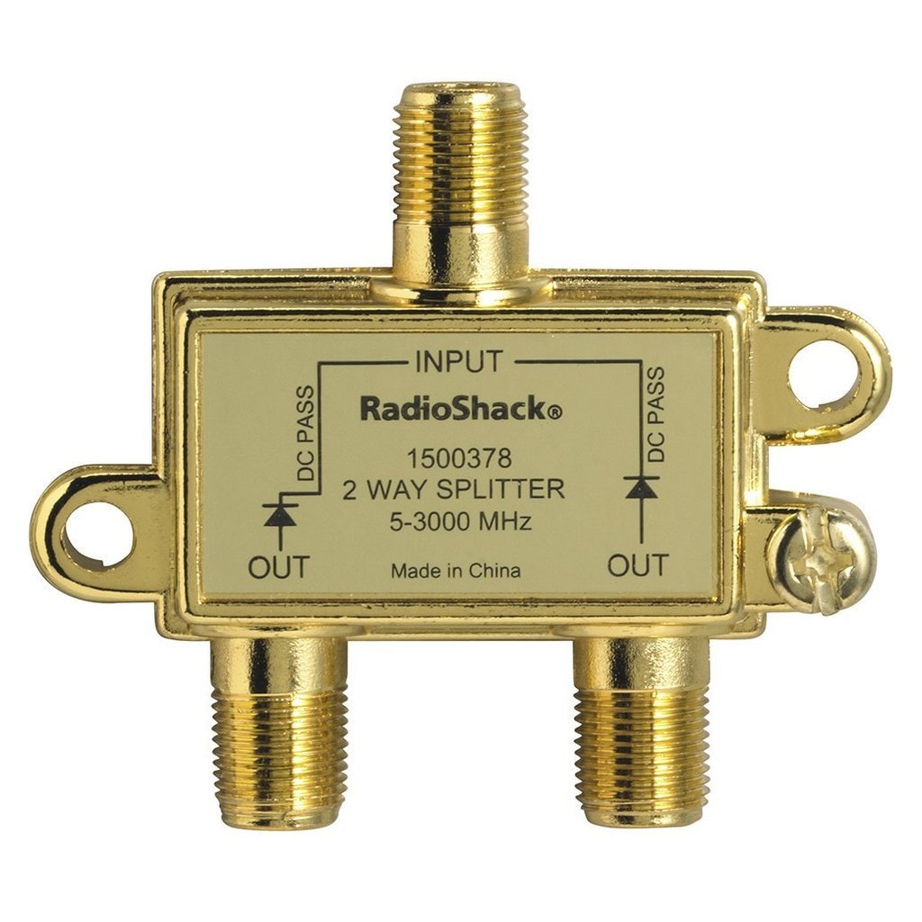 RadioShack 3.0GHz 2-Way Satellite/Broadband Diode Splitter