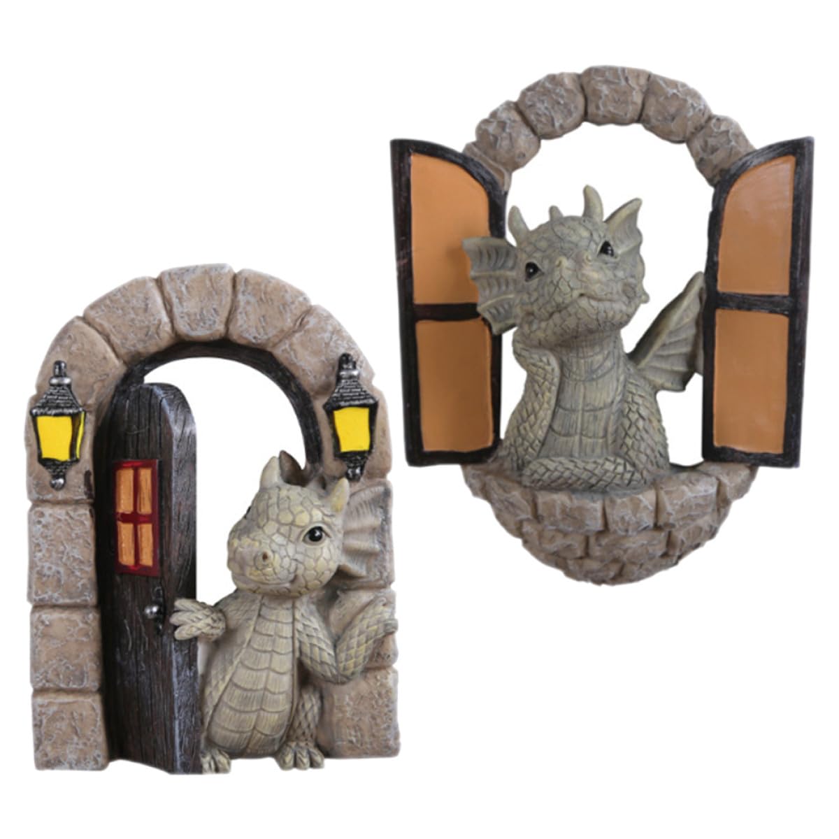 Statue de dragon pour jardin Feng Shui et aménagement de balcon