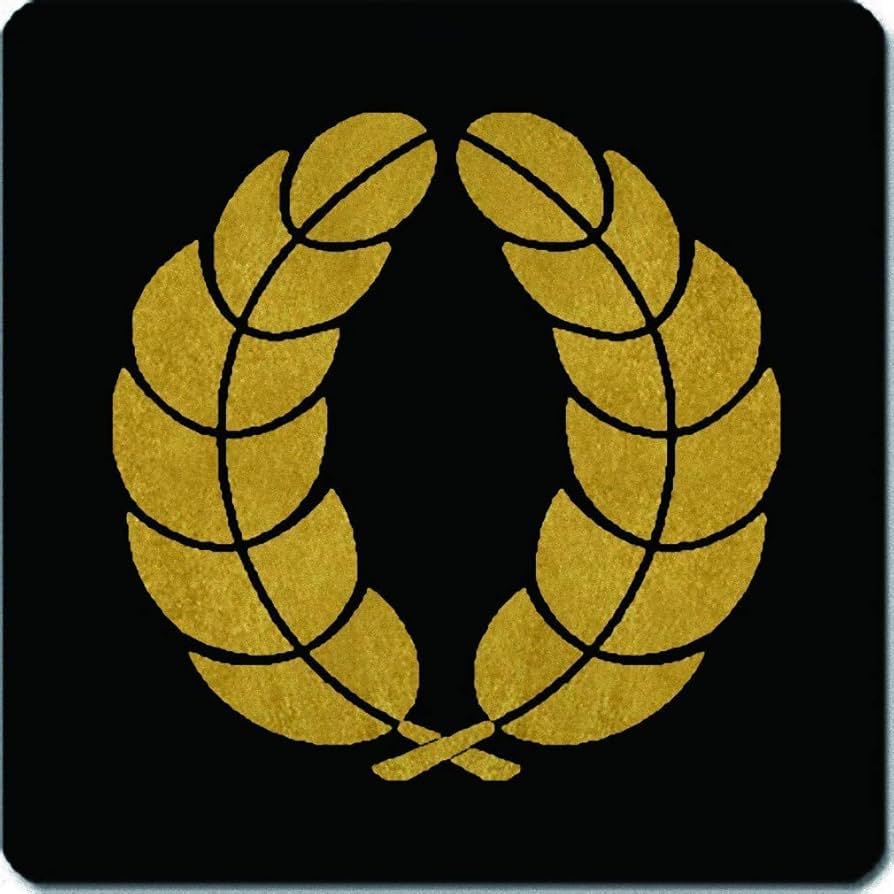 Amazon.co.jp: 家紋シール 中川柏紋 4cm x 4cm 4枚セット KS44