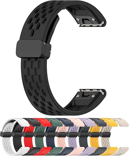 LOKEKE Correa de repuesto compatible con Garmin Epix Pro Correa de silicona de repuesto compatible con Garmin Epix Pro de 1.850 in Fenix 7