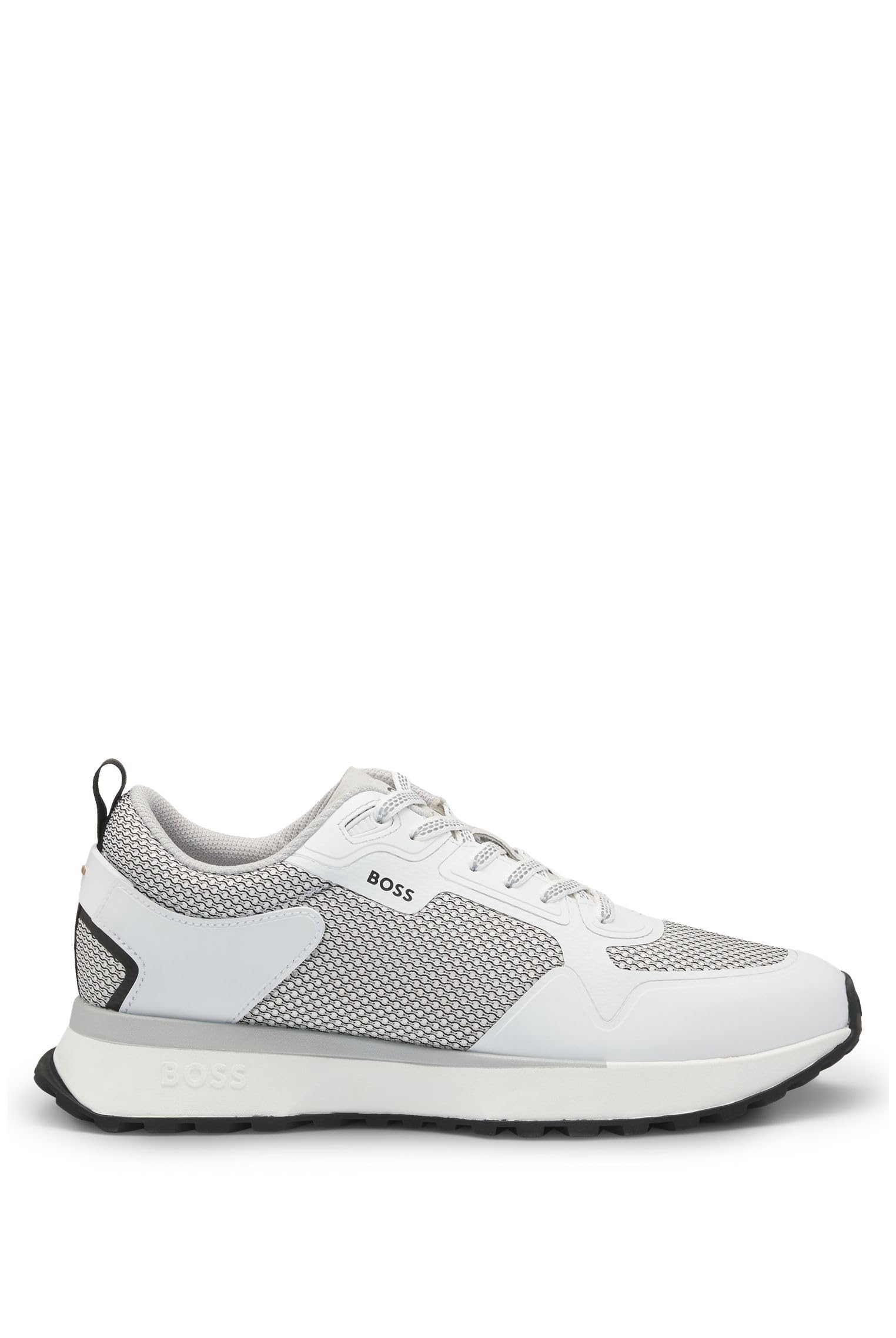 BOSS Men's Jonah_Runn_Meth Running, Open White, 7 UK