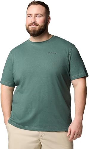Columbia Thistletown Hills Camiseta de manga corta para hombre, color Stone Gree