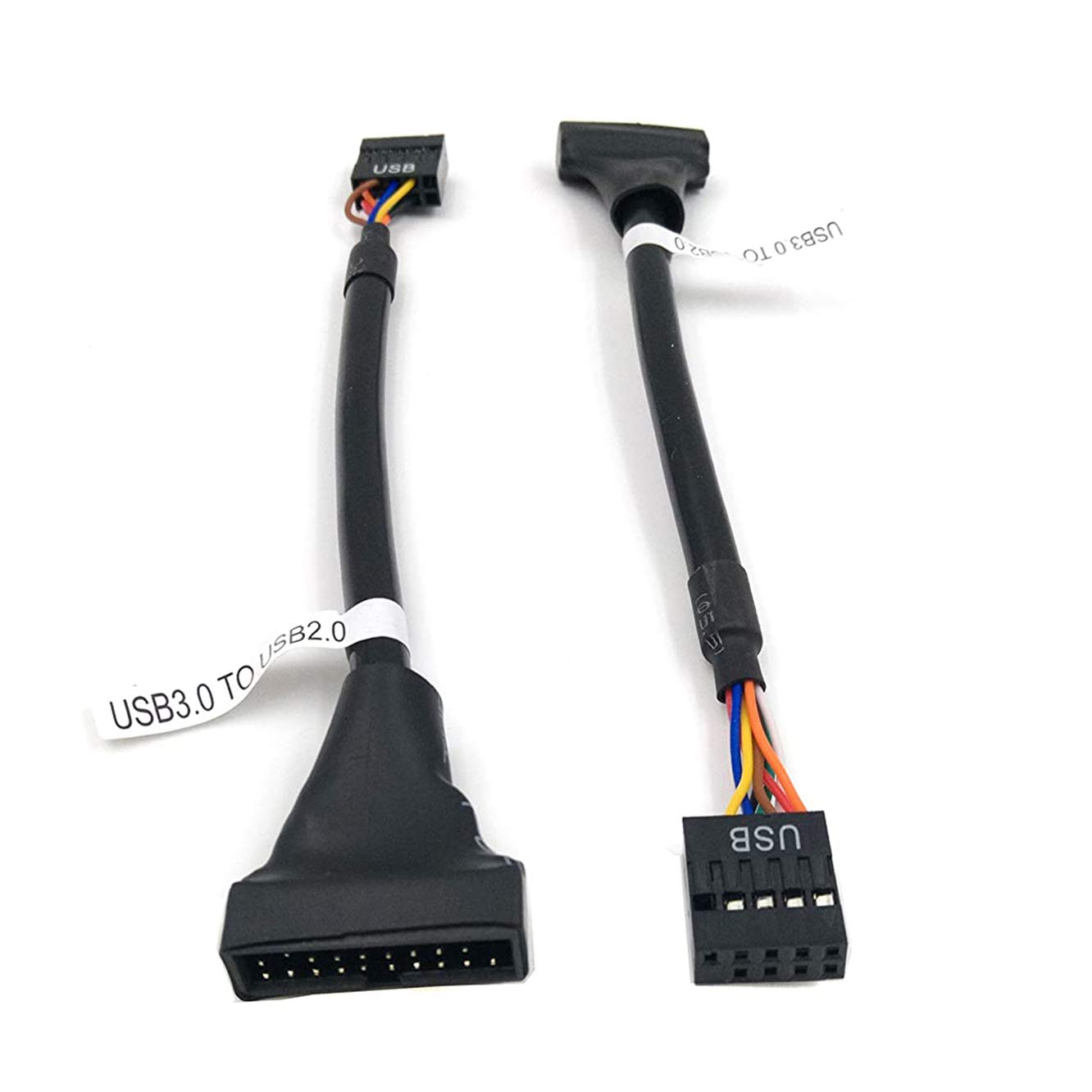 Amazon | （2パック）6インチ19ピンUSB 3.0オス-9ピンUSB2.0メス