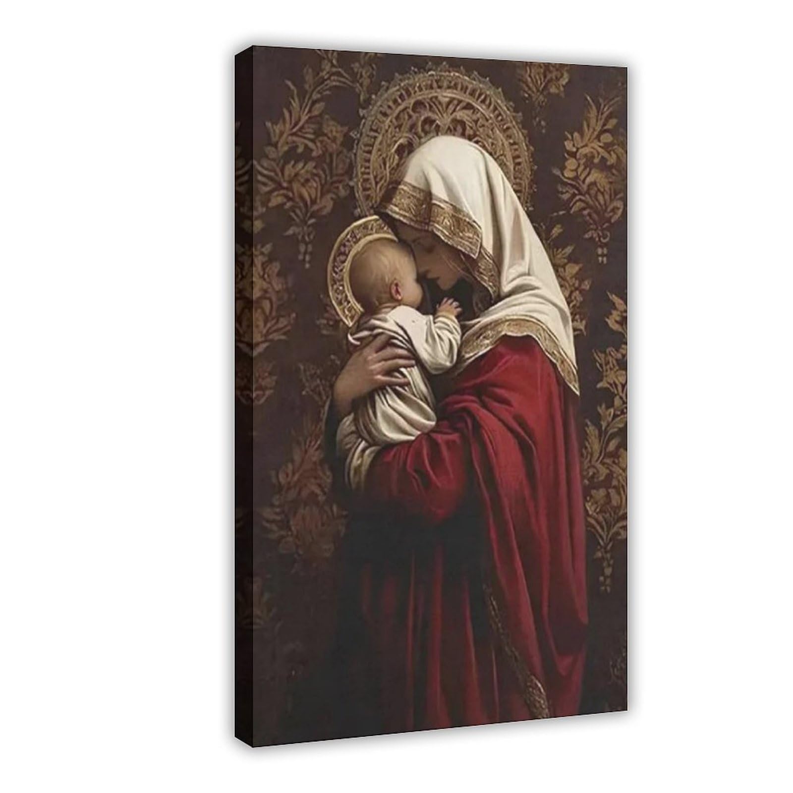 NFFBGFD Madonna And Child Canvas Poster Wall Art Print Picture Paintings 12x18inch(30x45cm)