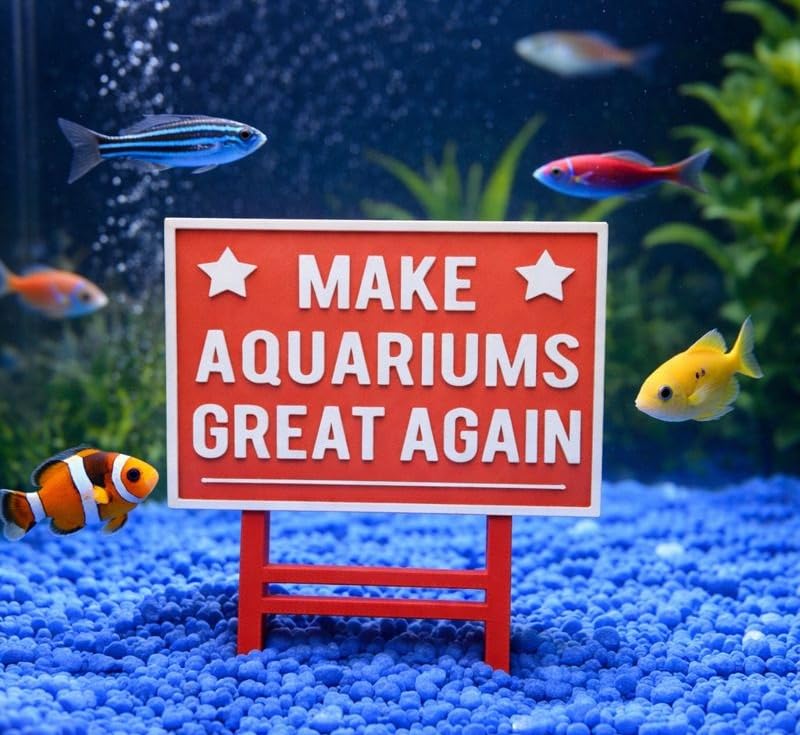 Make Aquariums Great Again Sign