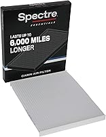 Vista 16 de Filtro de aire de cabina Spectre Essentials de K&N: Premium, vida útil 50 por ciento más larga: Compatible con modelos seleccionados de 2005-2017