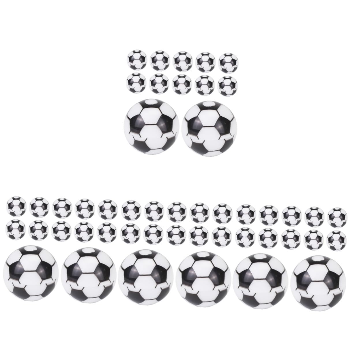 Uonlytech 4 Set Temperamatite Manuale Calcio Accessorio Per Design Compatto E Leggero Per Scuola E Ufficio 20 Pezzi*4