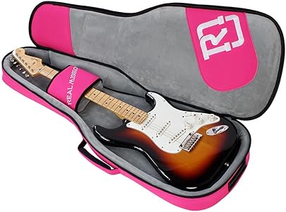 Amazon | エレキギターケース REAL MISSION CoolVox E Pink