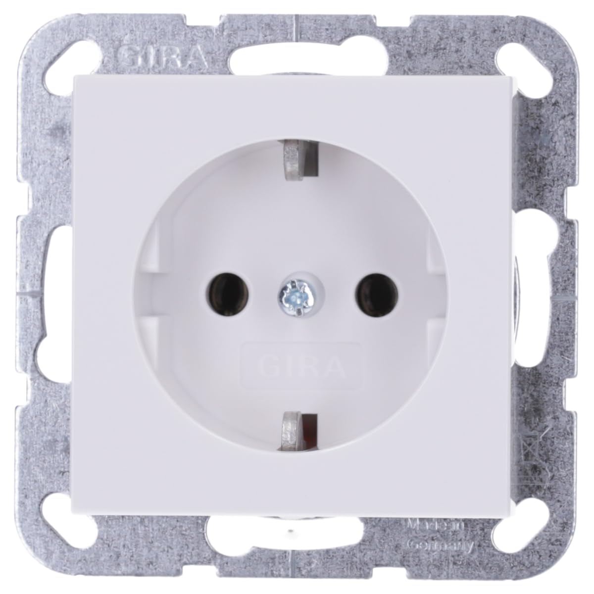 10 Stück Gira 418803 SCHUKO-Steckdose System 55 Reinweiß glänzend