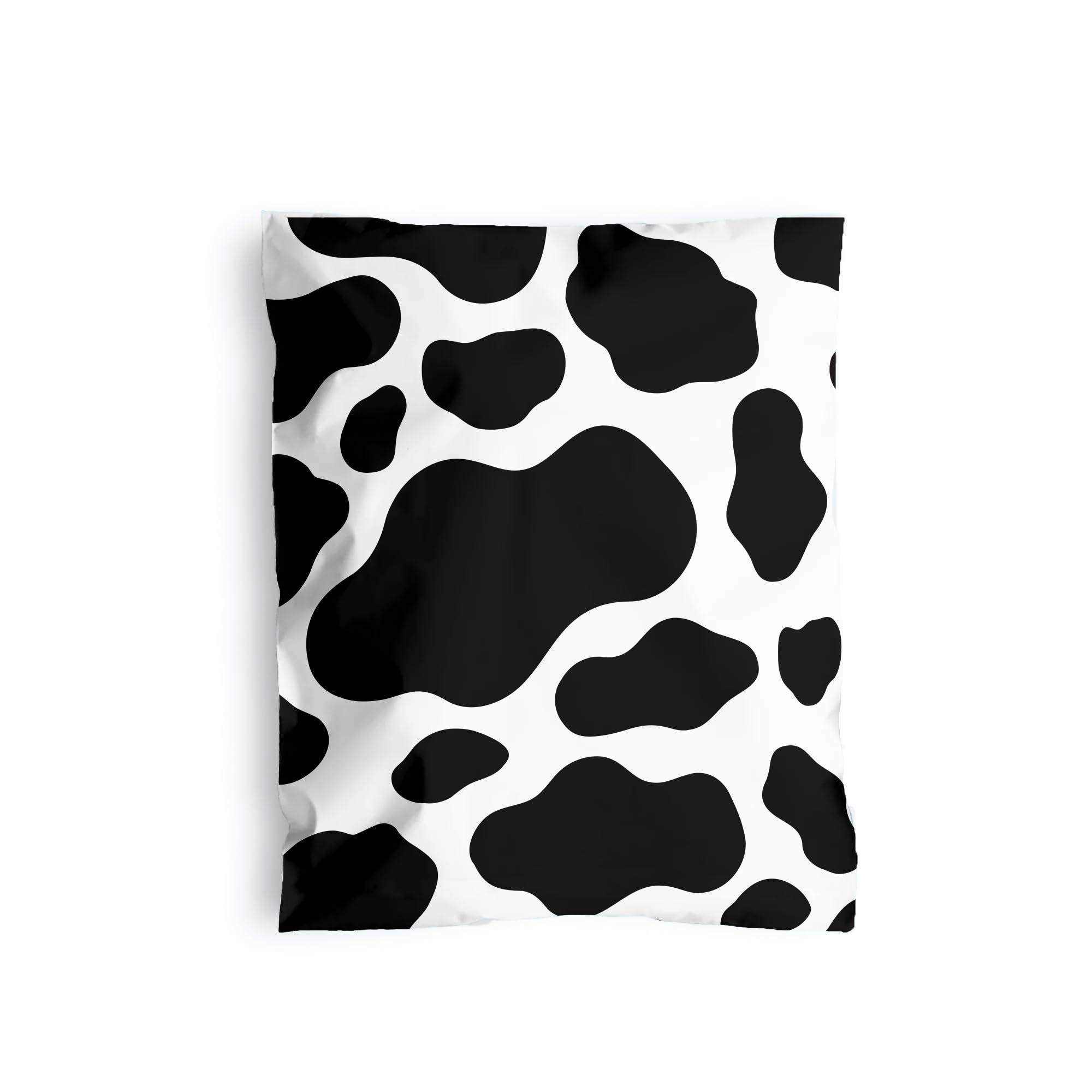 Poly Mailers 10 x 13-100 sztuk - Torby wysyłkowe dla małych firm - Koperty wysyłkowe - Koperty do pakowania - 10 x 13 torebek foliowych (nadruk krowy)