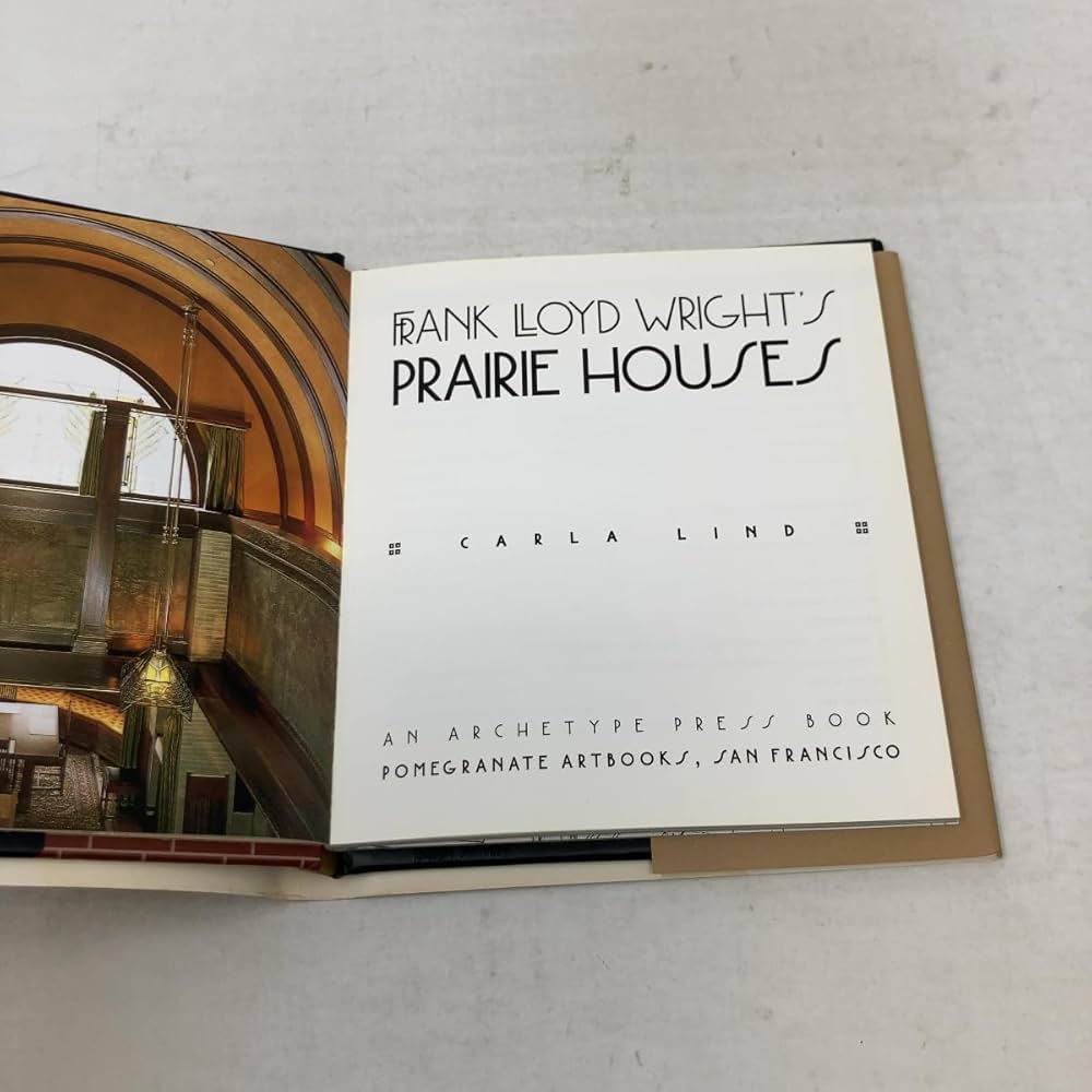 洋書 Frank Lloyd Wright Prairie Houses Frank Lloyd Wright Prairie Houses: Books - Amazon.ca