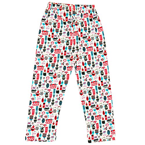 Image of Real Basics Girls Cotton All Over Print Pajamas(Pack of 3)