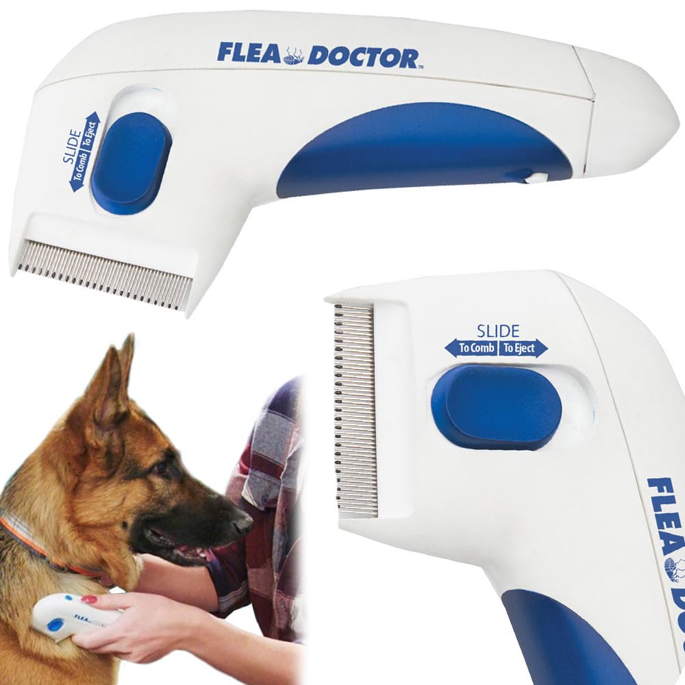 Peigne Anti Puces Electrique Pour Animal De Compagnie Pour Chien Et Chat Pour Éliminer Efficacement les Puces - Peigne pour Nettoyer les Poux